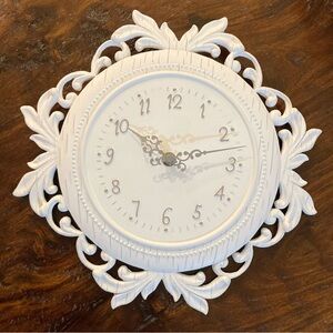 White Wall Clock 12”